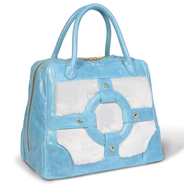 FW12 91045-5BG - Blue & White Fur
